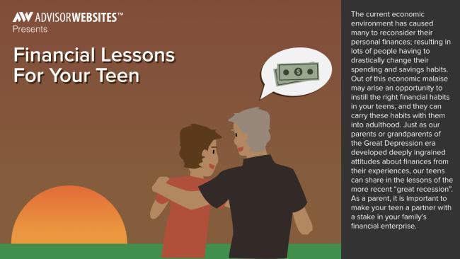 Financial Lessons For Your Teen...and Some Adults